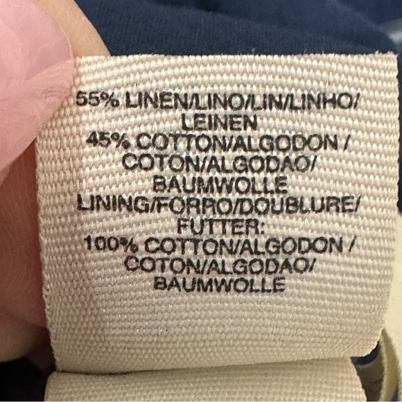 Rachel Roy Kate Linen Striped Shoulder Tie Jumpsuit - Picture 9 of 9